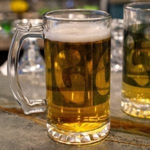 GOLF Clear Glass Beer Stein 3