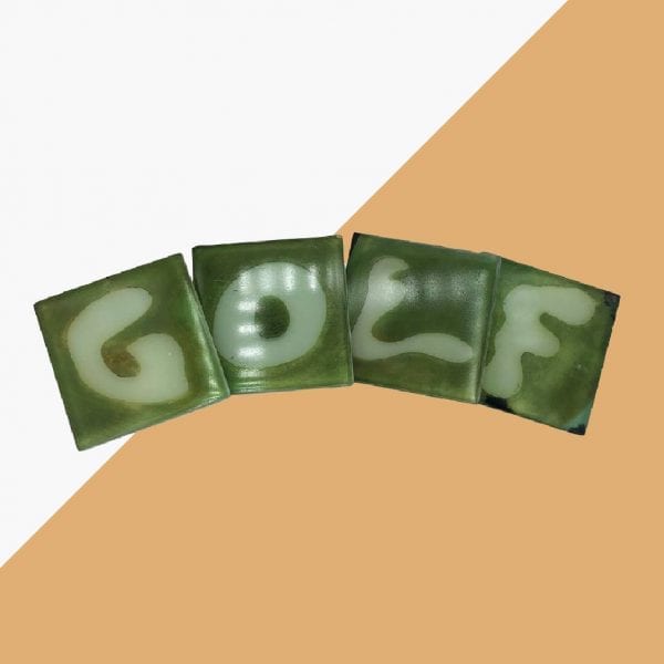 Glass GOLF Coasters